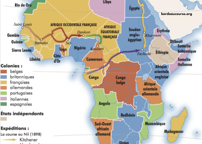 Carte DE L'afrique